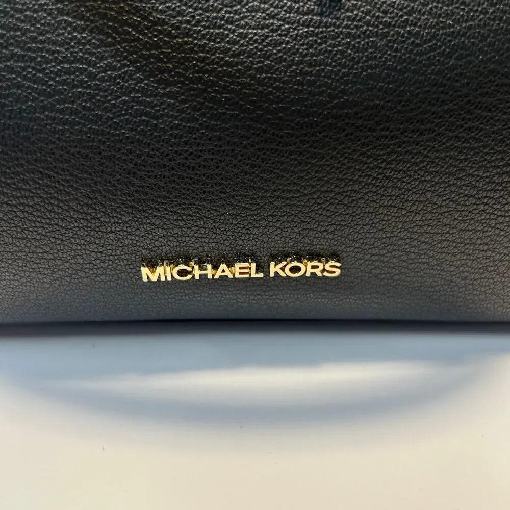 Michael Kors Hamilton Pebbled Leather Sherpa Trimmed‎ Crossbody/Satchel NWT